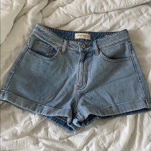 Pacsun jean mom shorts